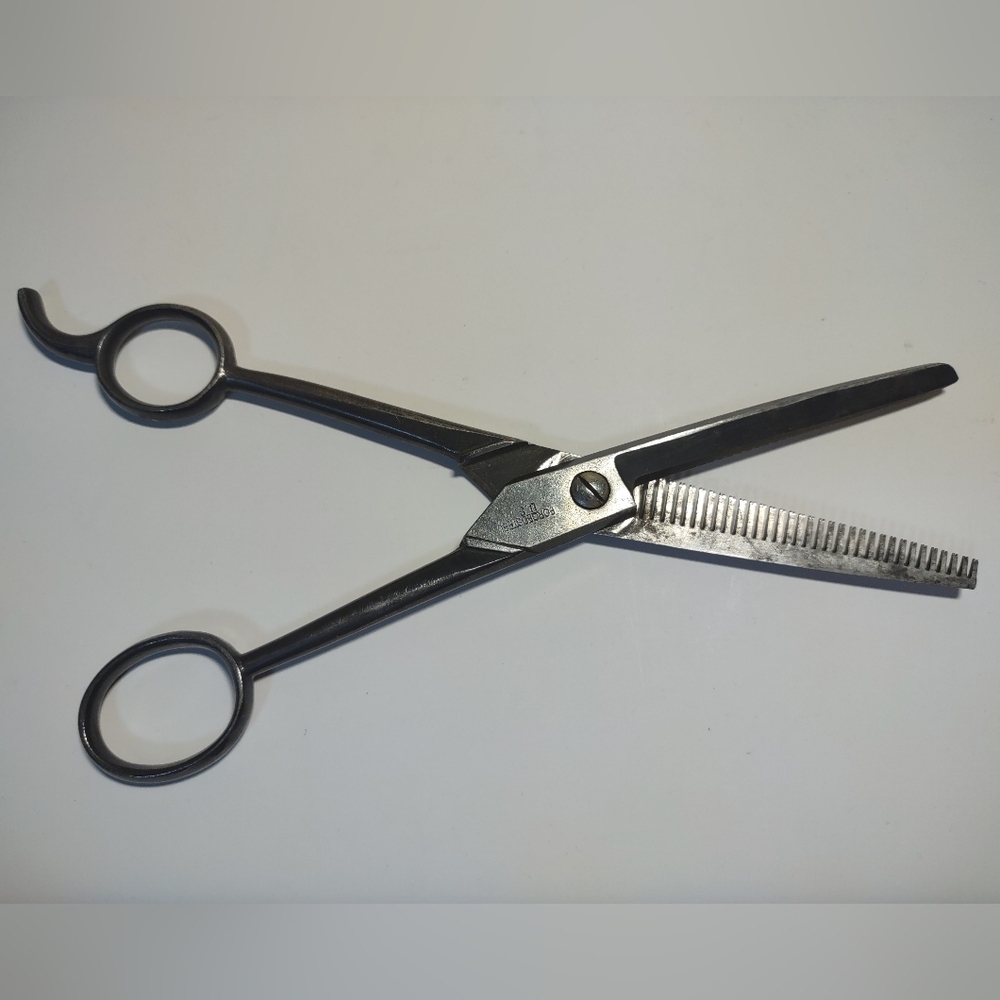 Vintage Forged Steel Barber Scissors Made in the USA Hair Shears